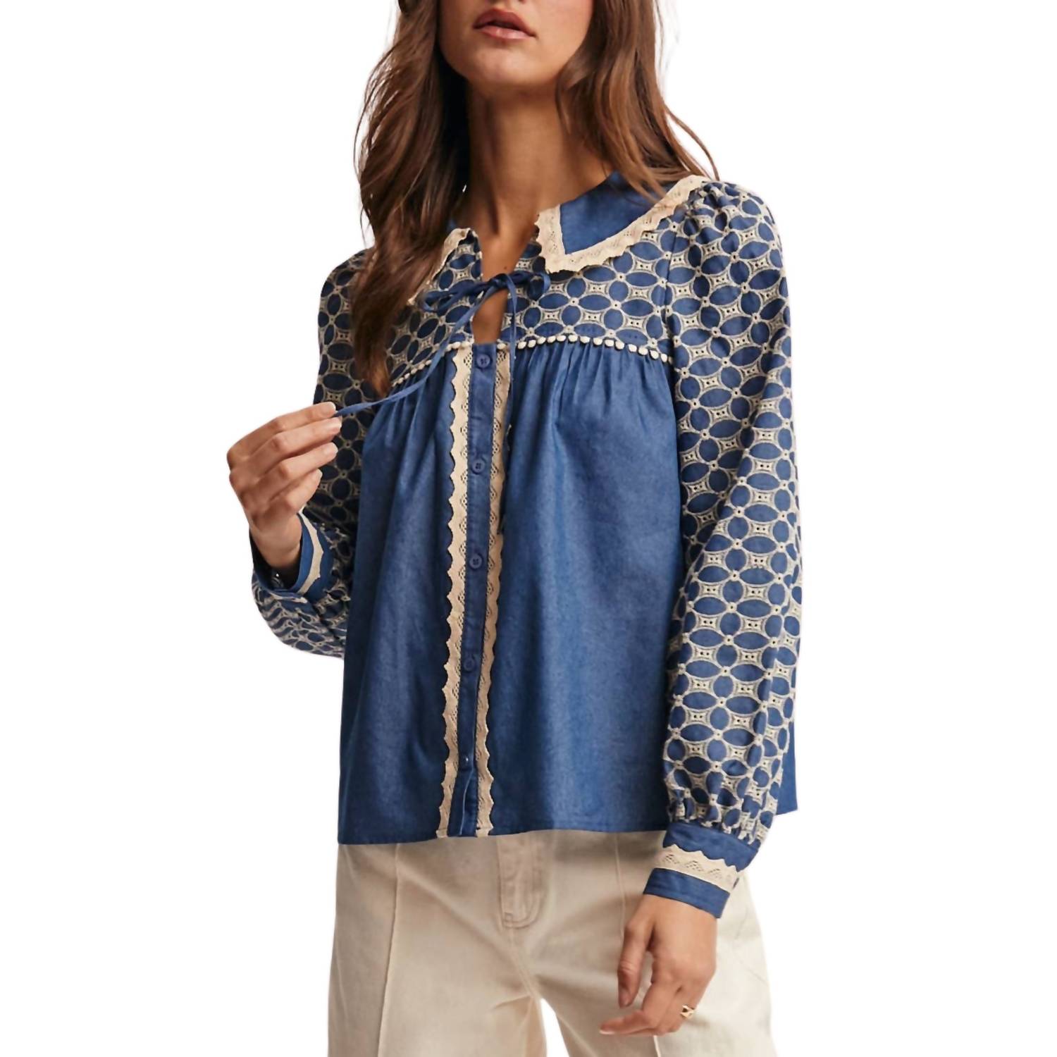 Forte - Embroidered Blouse