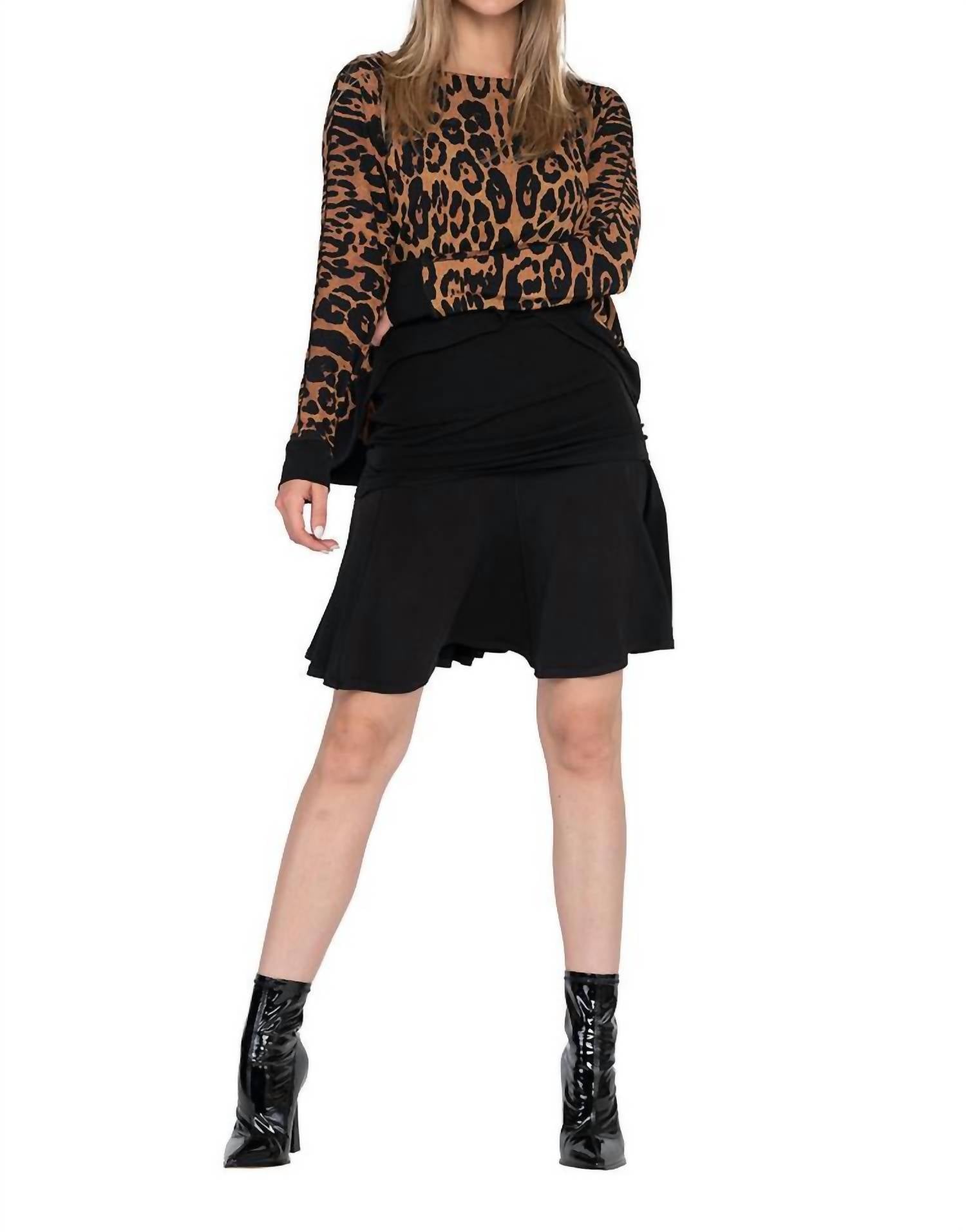 Hi Low Dolman Top with built-in Cami