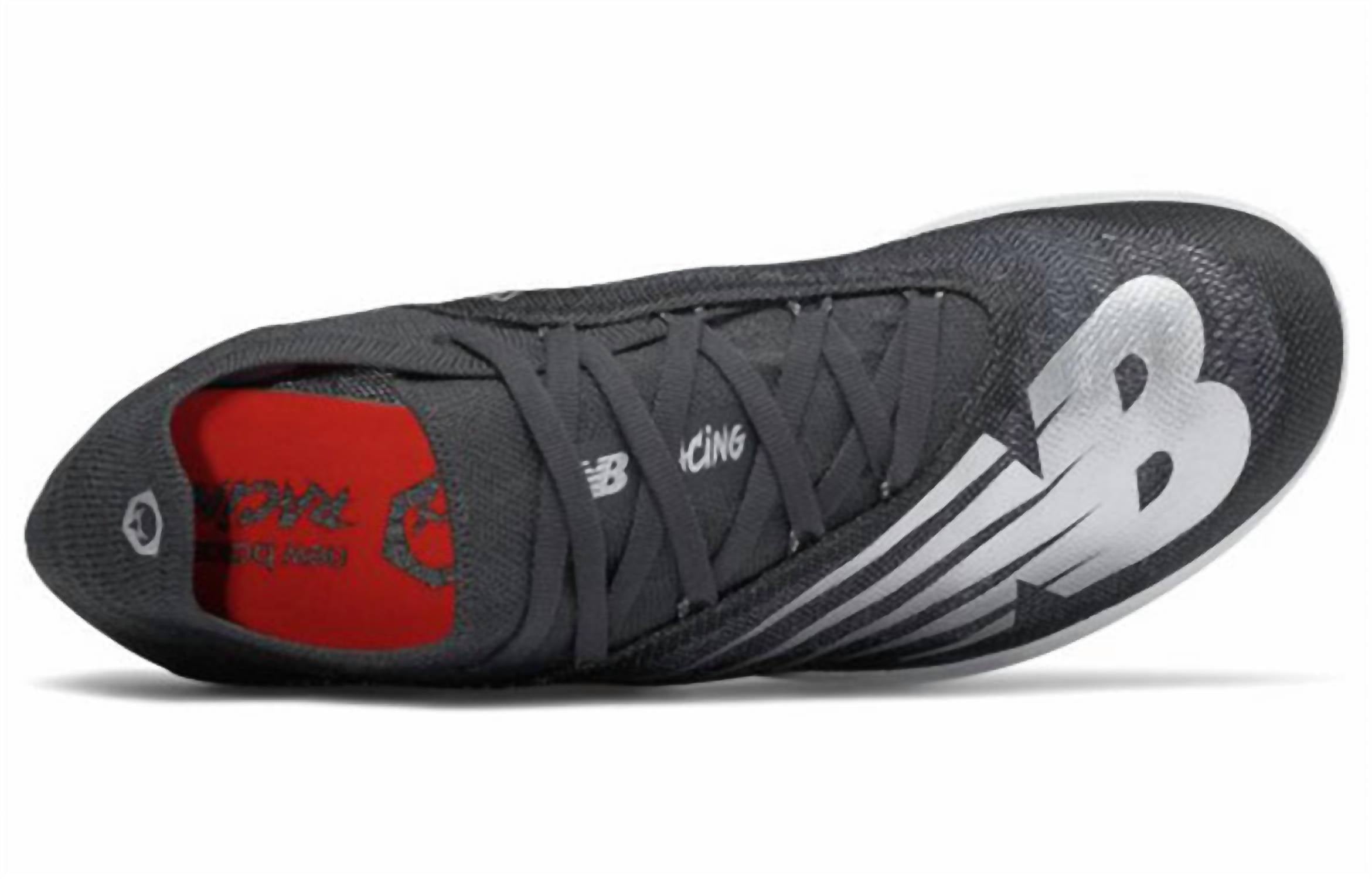 New Balance Men's Series V5 Track Spike Shoes in black silver - men's shoe - alternate view