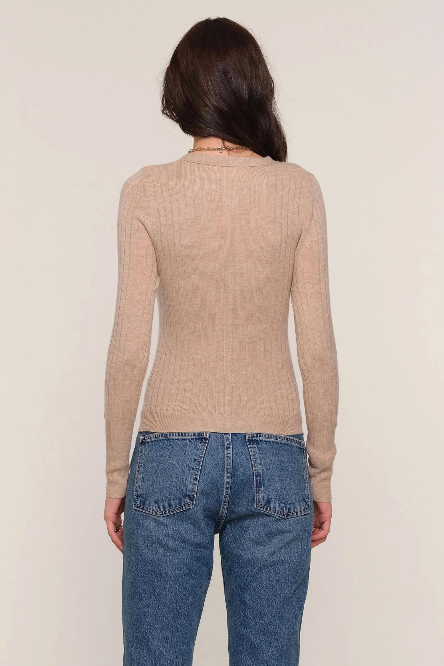 Heartloom - Cashmere Blend Henley Top
