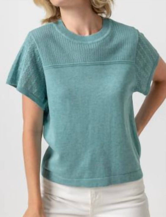 Lilla P - Pointelle Crewneck Sweater