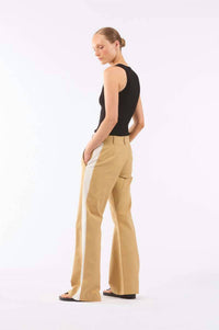 LE SUPERBE Hybrid Dickie Pant in khaki - women's pants - alternate view