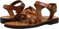 Jerusalem Sandals - Women's Miriam Leather Slingback Buckle Sandal