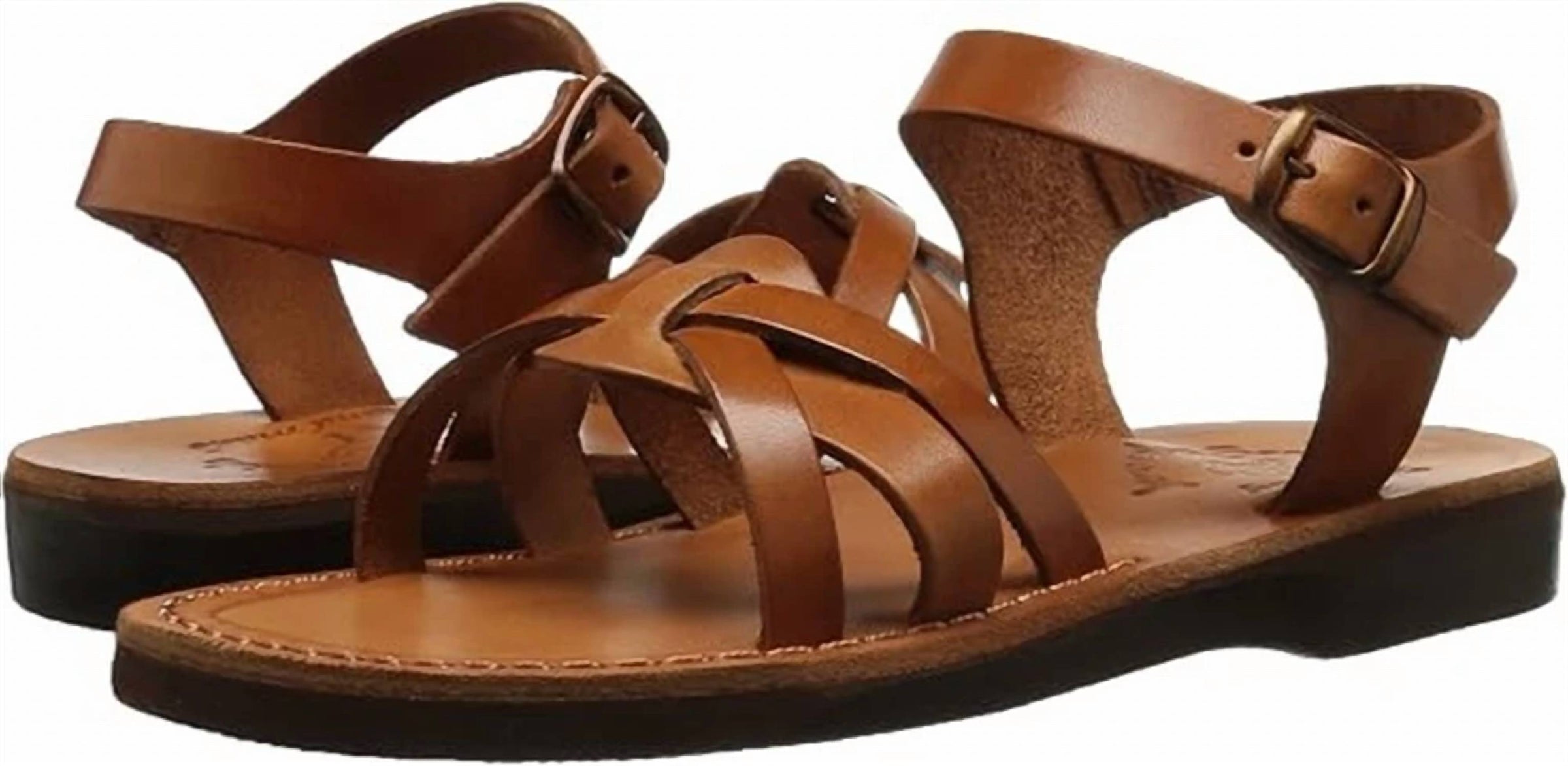 Jerusalem Sandals - Women's Miriam Leather Slingback Buckle Sandal