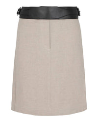 Salvatore Ferragamo - Women's Mini Skirt With Removable Leather Belt