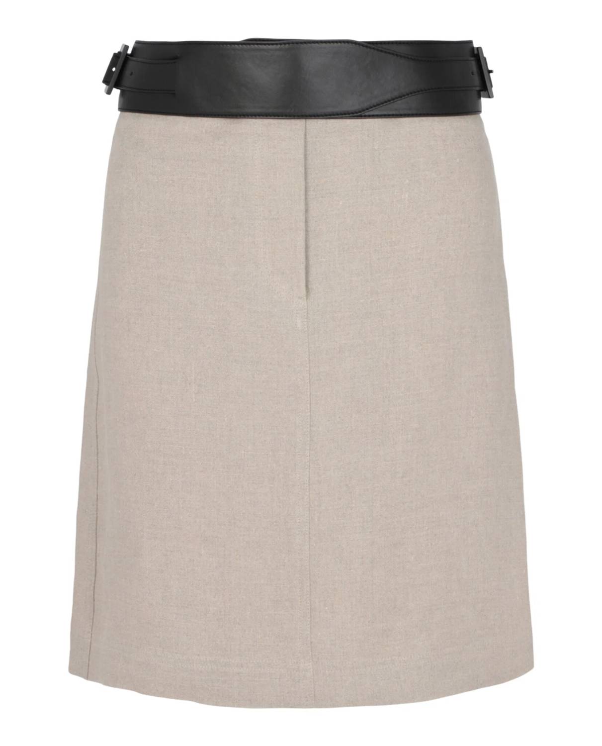 Salvatore Ferragamo - Women's Mini Skirt With Removable Leather Belt