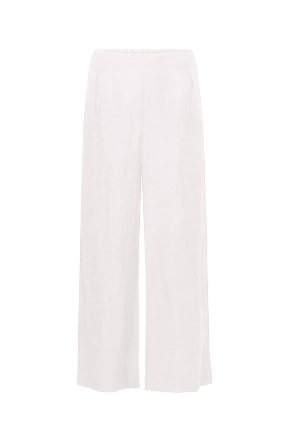ANEMOS Women's The Keaton Wide Leg Pants in white - women's pants