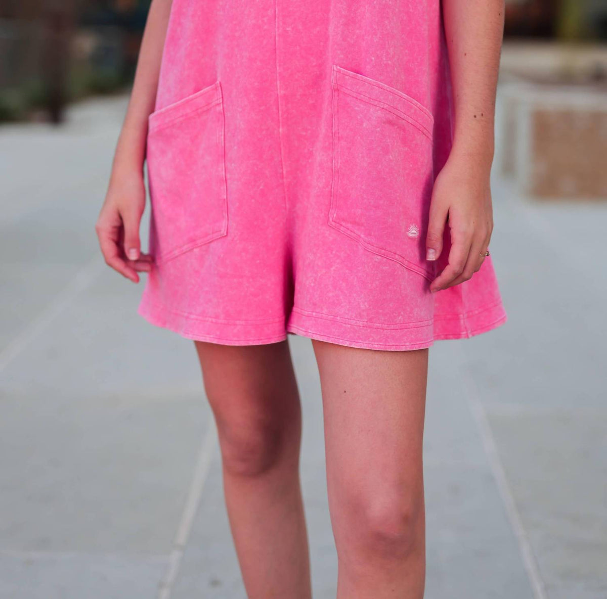 Jadelynn Brooke - Women's Effortless Mineral Wash Romper