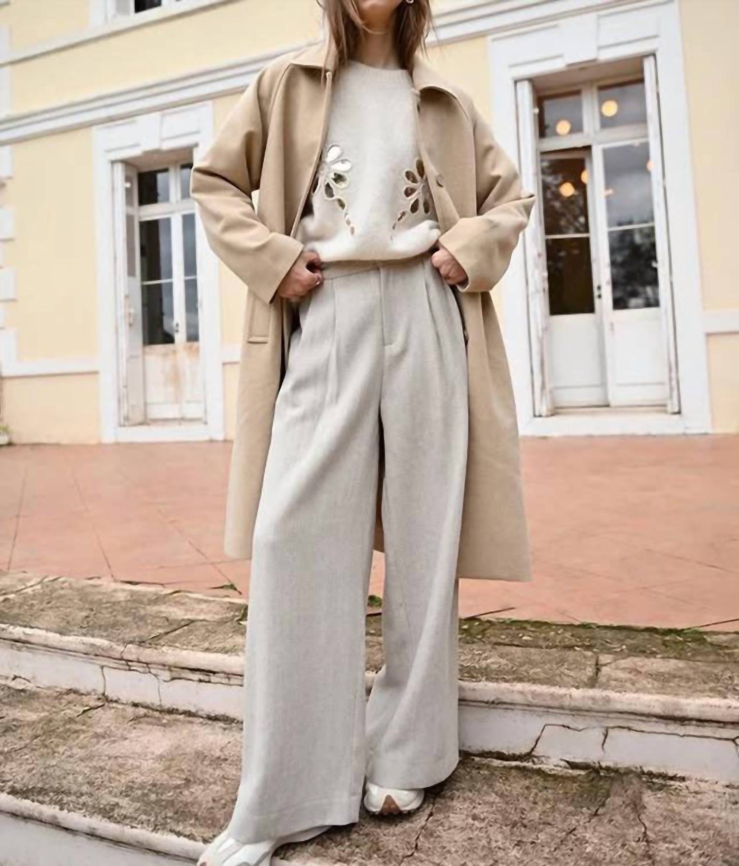 Molly Bracken - Woven Wide Leg Pants
