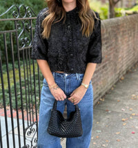 Current Air - Paige Short Sleeve Sweater