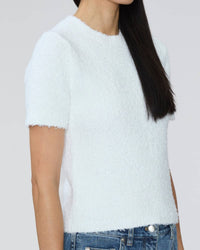 Tibi Serviette Baby Tee in white - women's t-shirt - view 4