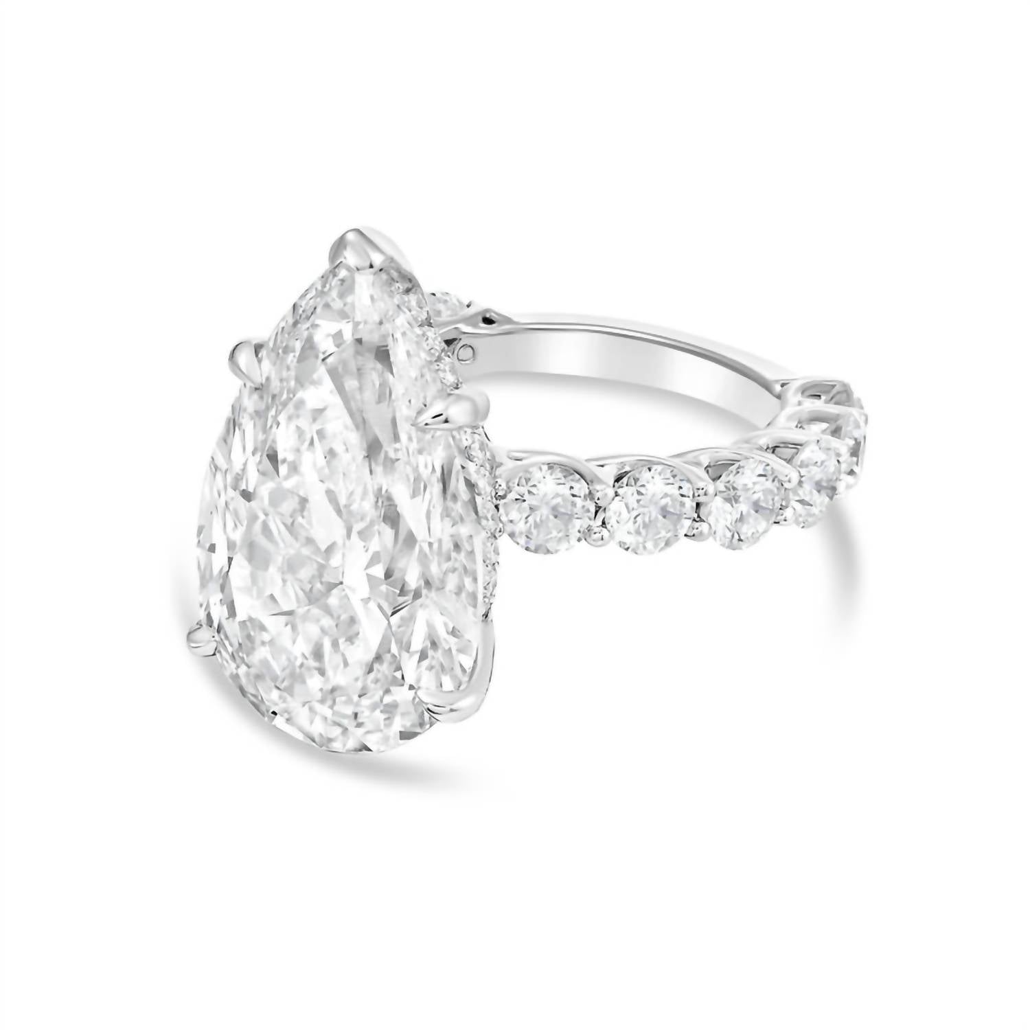 Diana M Jewels - Women's Pear & Round Lab-Grown Diamond Fashion Ring (5.00 Ct) - Statement
