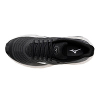 MIZUNO Men's Wave Horizon 8 Shoe in black white 1 - men's shoe - detail view