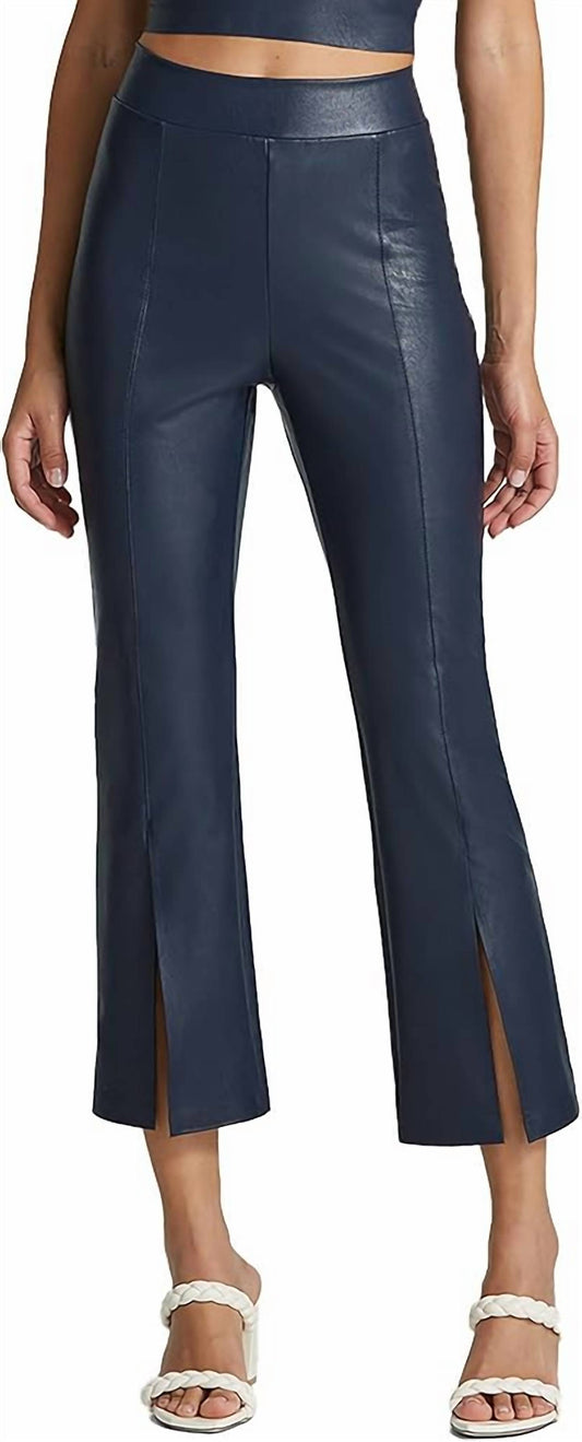 Commando - Faux Leather 7/8 Split Front Pants