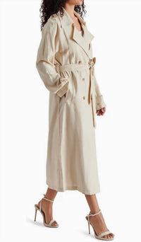 STEVE MADDEN Lennox Trench Coat - women's jacket - detail view