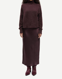 SAMSOE Saagneta Maxi Skirt in fudge 1 - women's skirt