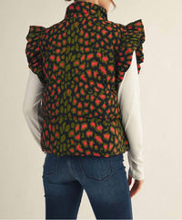 Jodifl - The Wild Ruffle Puffer Vest