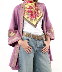 Aratta - Embellished French Terry Kimono
