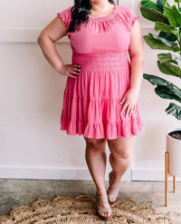 Oddi - Smocked Tiered Dress