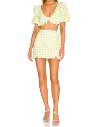 For Love & Lemons - MAUREEN MINI SKIRT