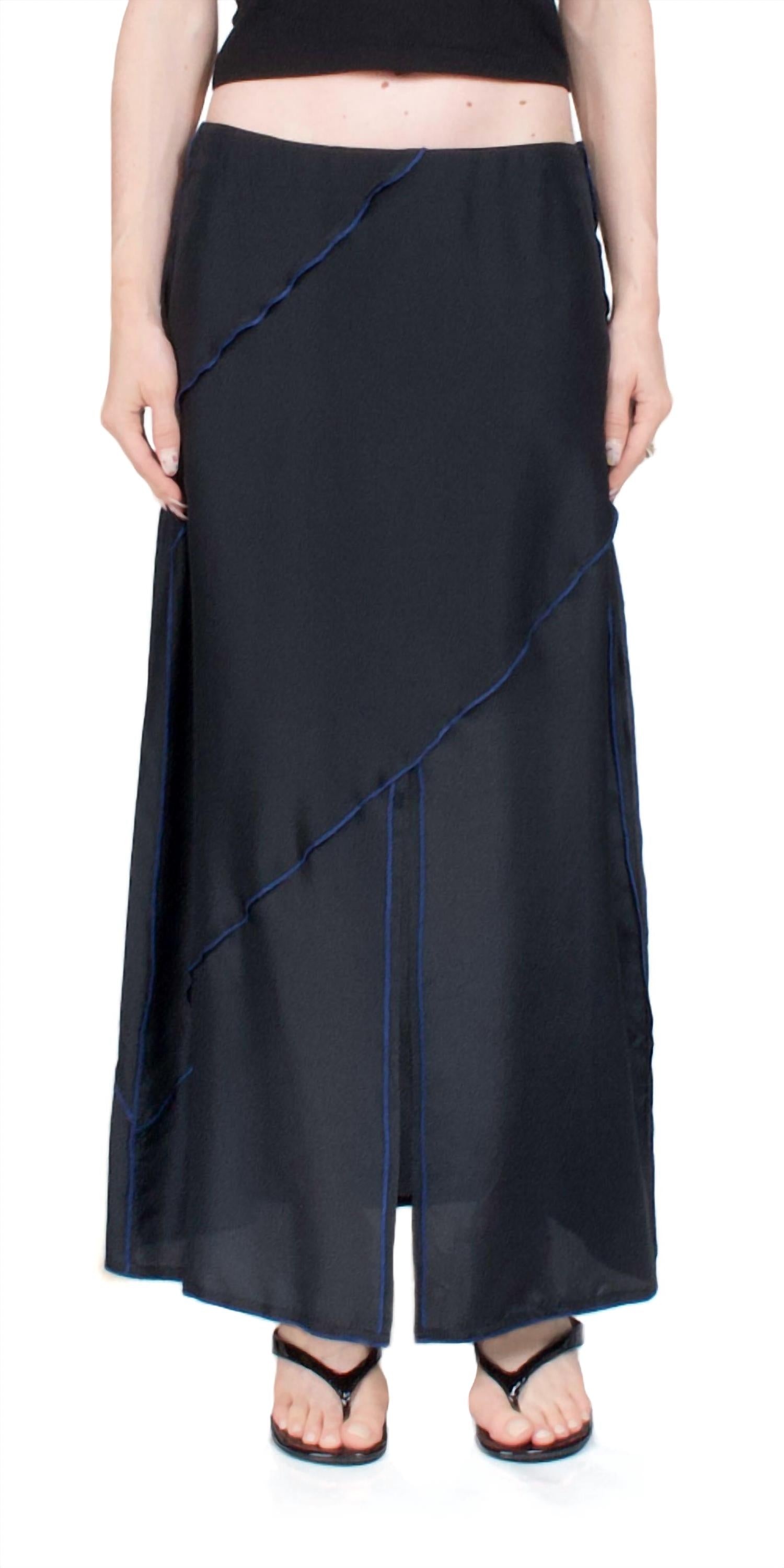 6397 - Deconstructed Midi Skirt