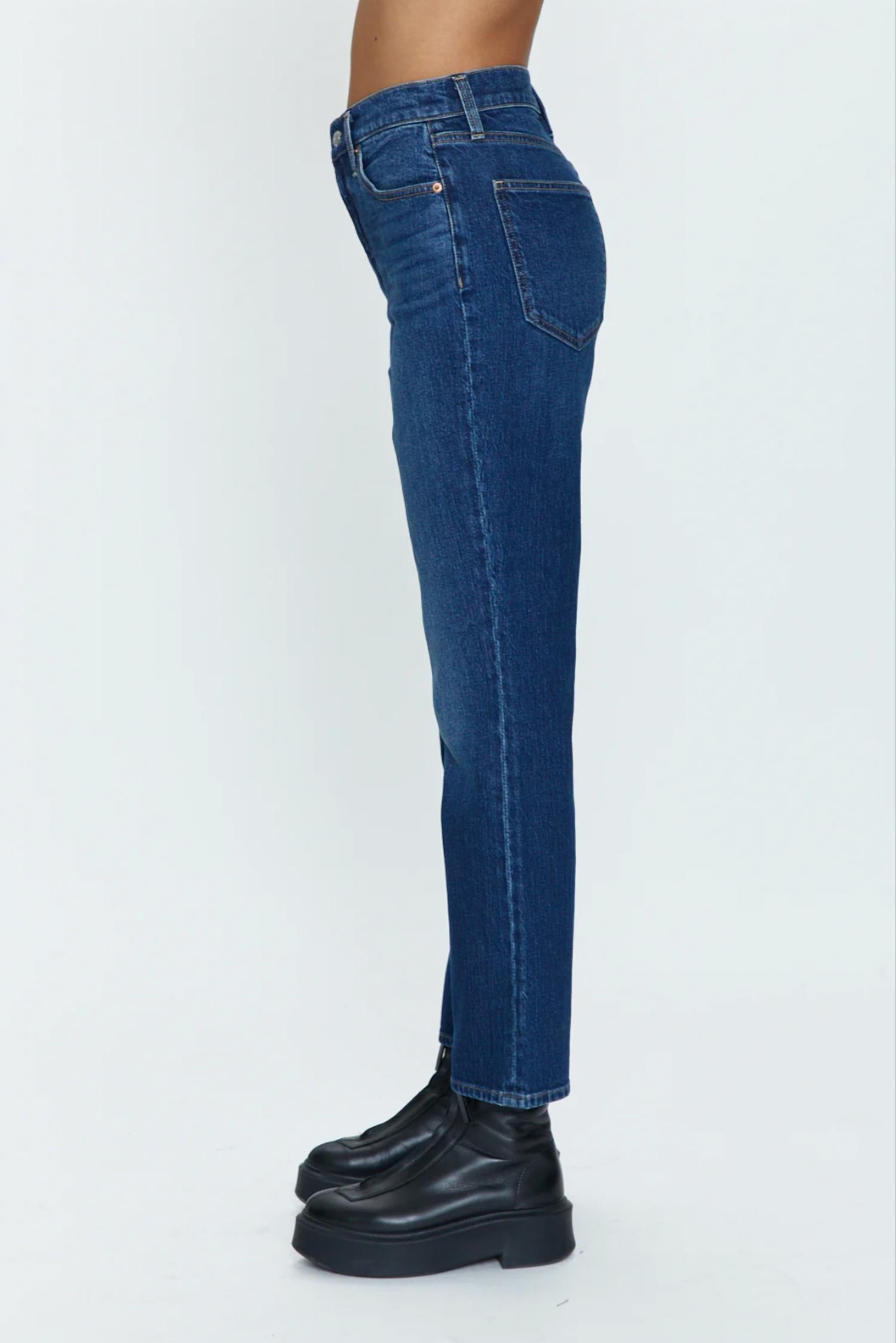 PISTOLA Ally High Rise Ankle Boot Jeans in ballard - women's jeans - alternate view