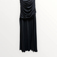 Art & Love Usa - Sleeveless Solid Ruched Maxi Dress