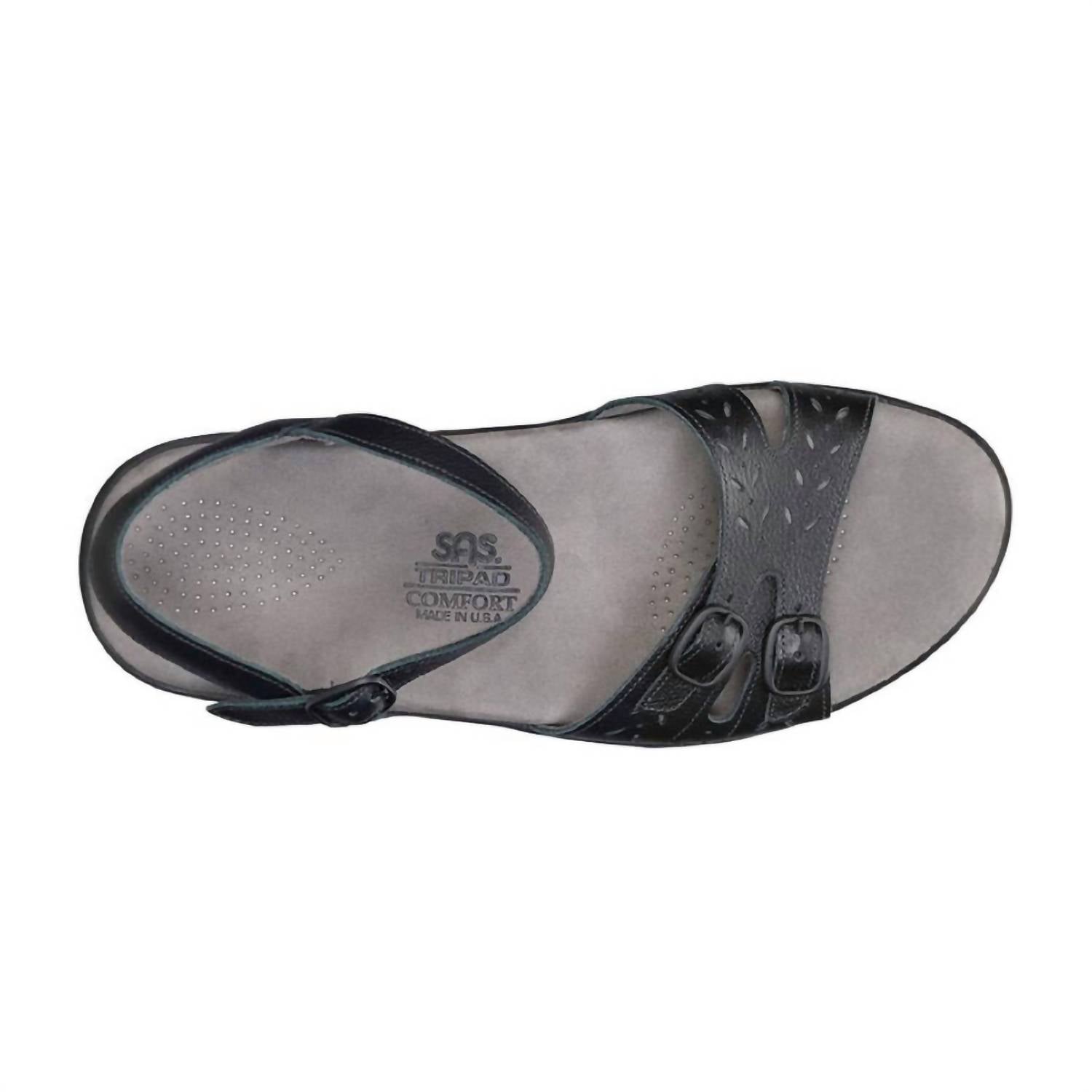 SAS Women's Duo Sandal in black - women's sandal - detail view