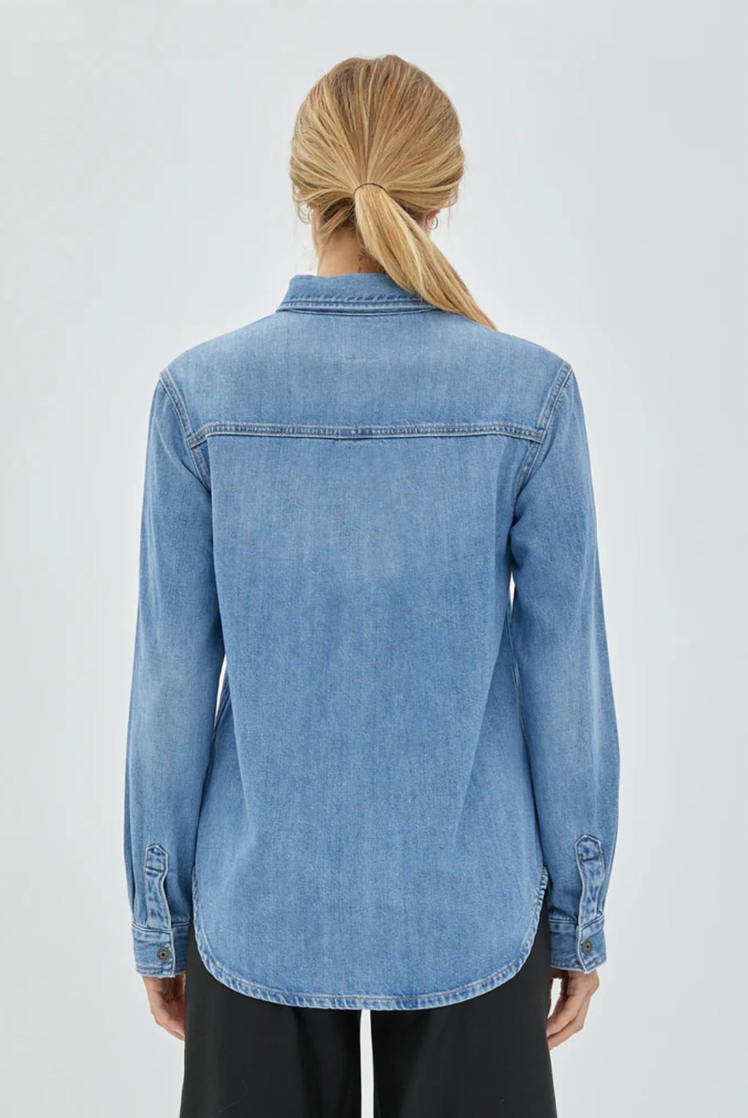 Hidden - Classic Fit Denim Shirt
