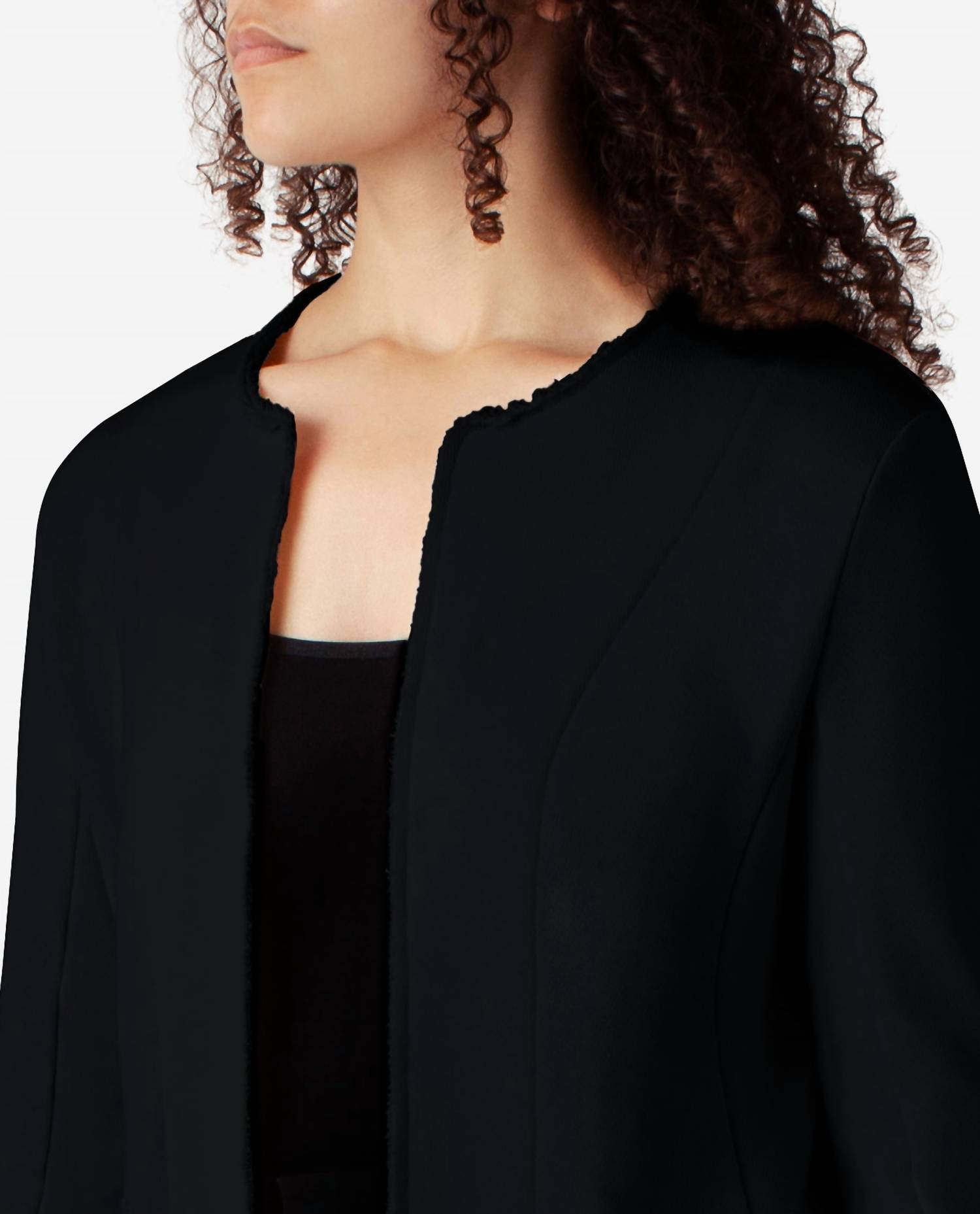 Danskin - Frayed Edge Open Jacket