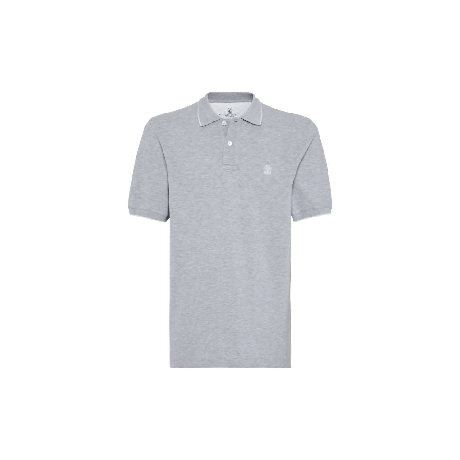 Brunello Cucinelli - Cotton Pique Polo Shirt With Logo