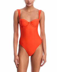 Simkhai - Kyle Bustier One Piece Swimsuit