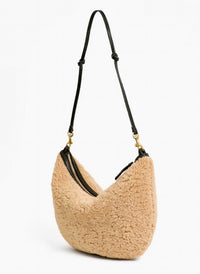 Clare V. - Women's Lune Shearling Shoulder Bag