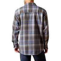 Ariat - Men's Rebar Heavy Flannel Long Sleeve Button Up Shirt