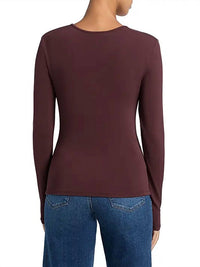 Frame - Keyhole Long Sleeve Top