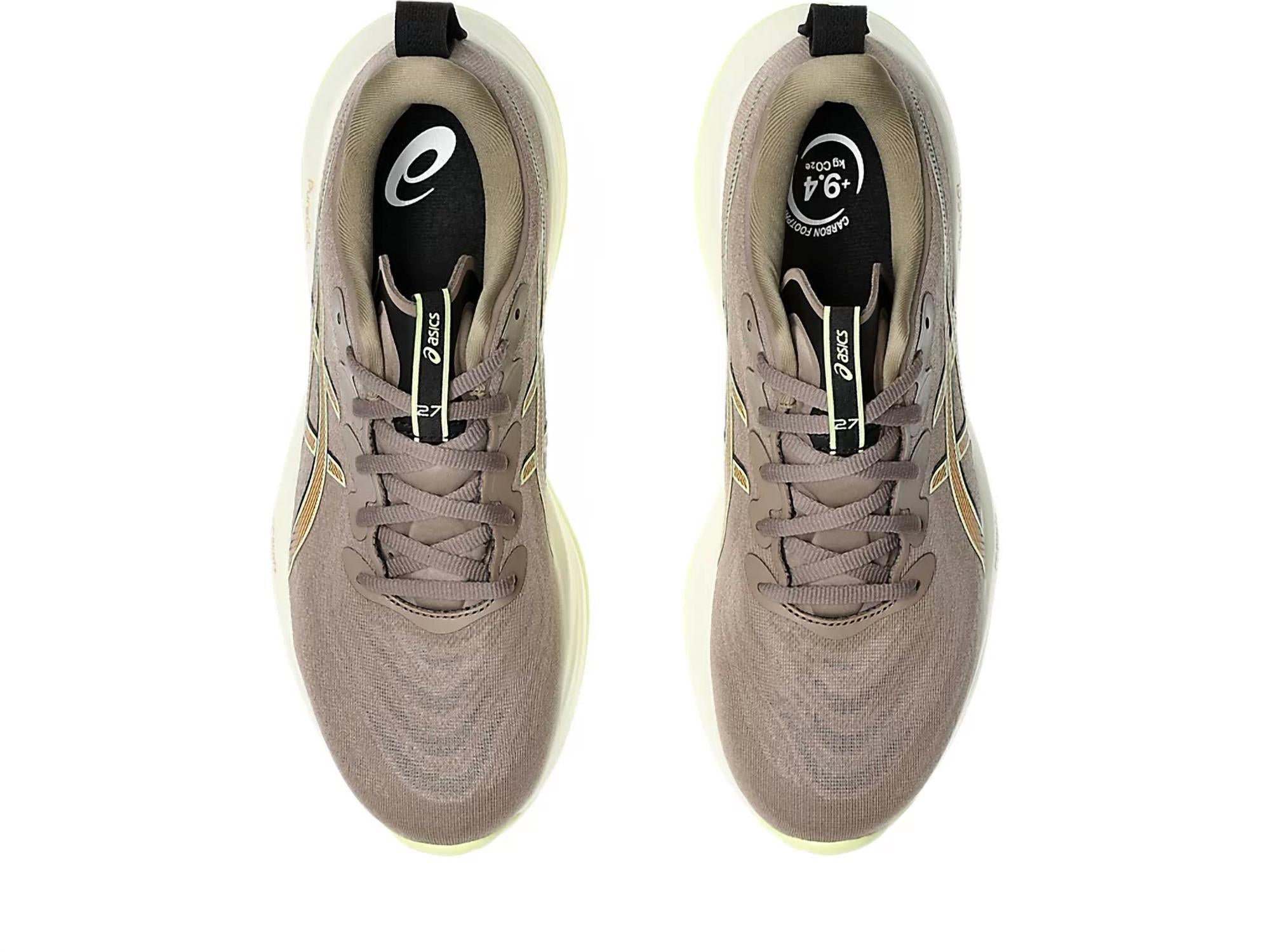 ASICS Men's Gel-cumulus 27 Running Shoes in taupe grey black 1 - men's shoe - view 5