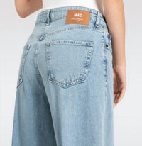 MAC Nevada Superwide Jeans in urban azur blue - women's jeans - view 5