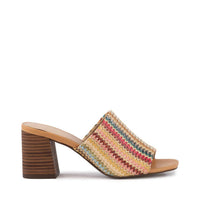 Seychelles Women's Adapt Raffia Slide Sandals in multi - women's sandal - detail view