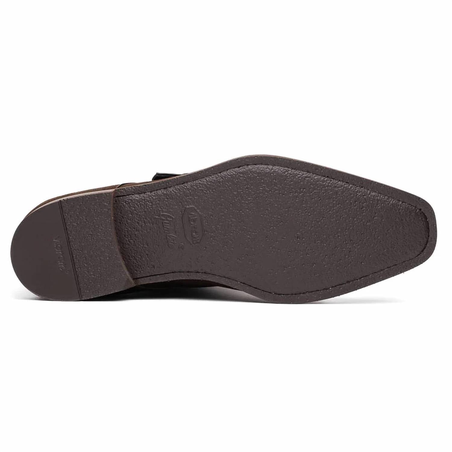 Zelli Italia - Men's Hebilla Italian Suede Monk Strap Shoe