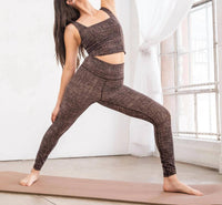 Thrive Societe - Endure Printed Square Neck Bra