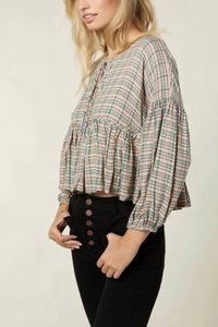 O'Neill - Rosie Plaid Top