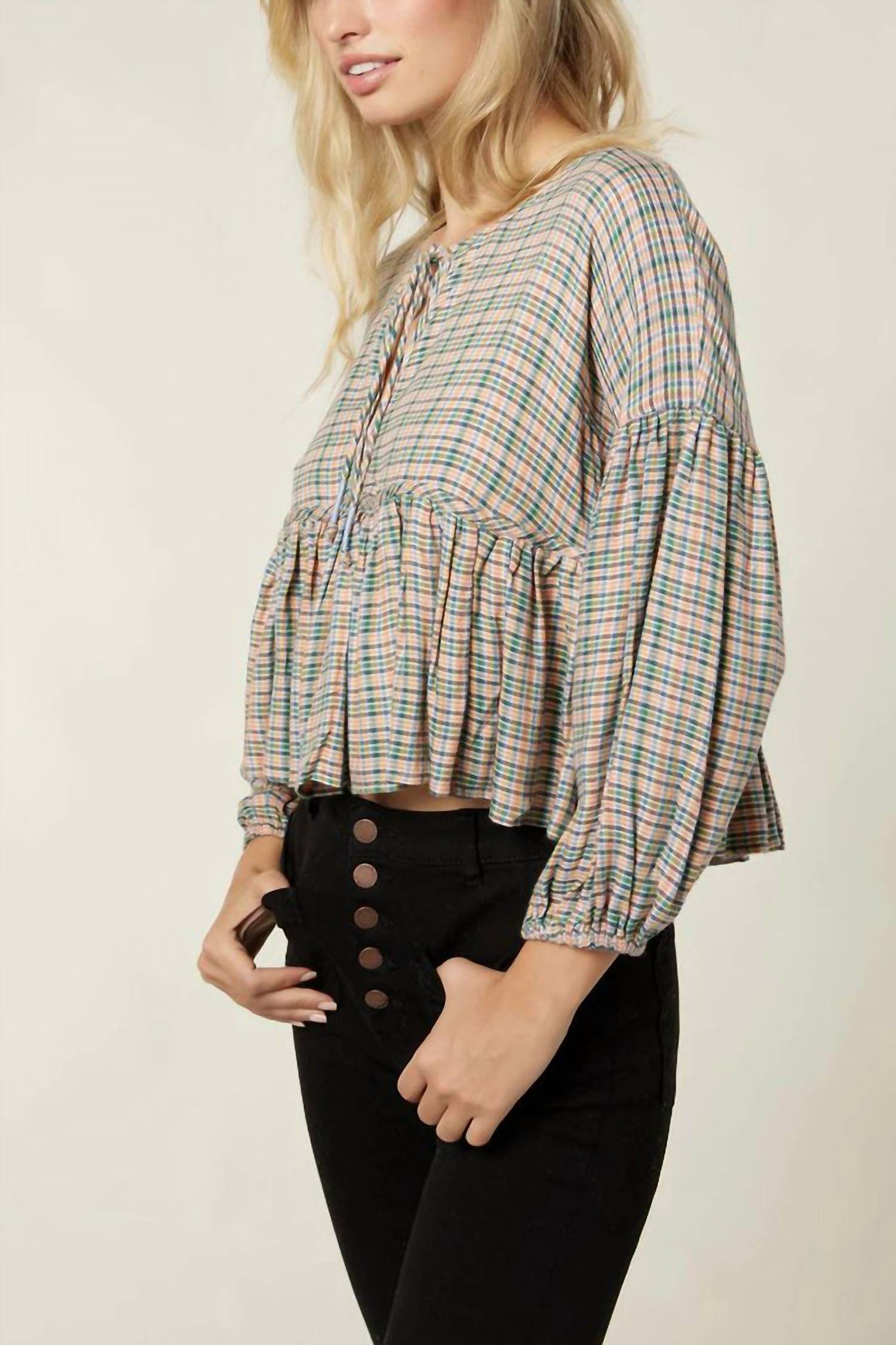 O'Neill - Rosie Plaid Top
