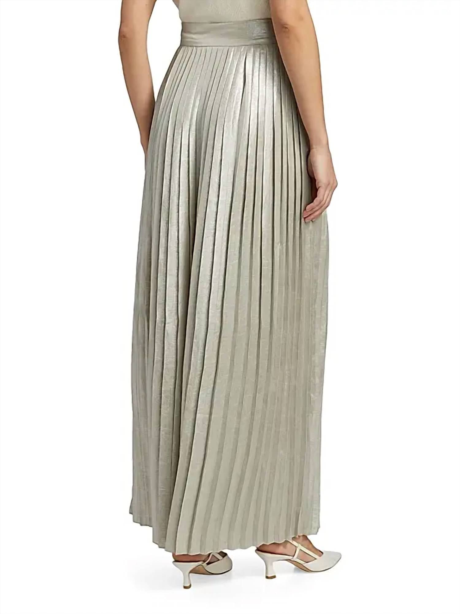 Toccin - Dillon Pleated Midi Skirt