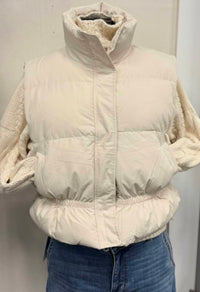 Adora - Women's Collared Puffer Vest