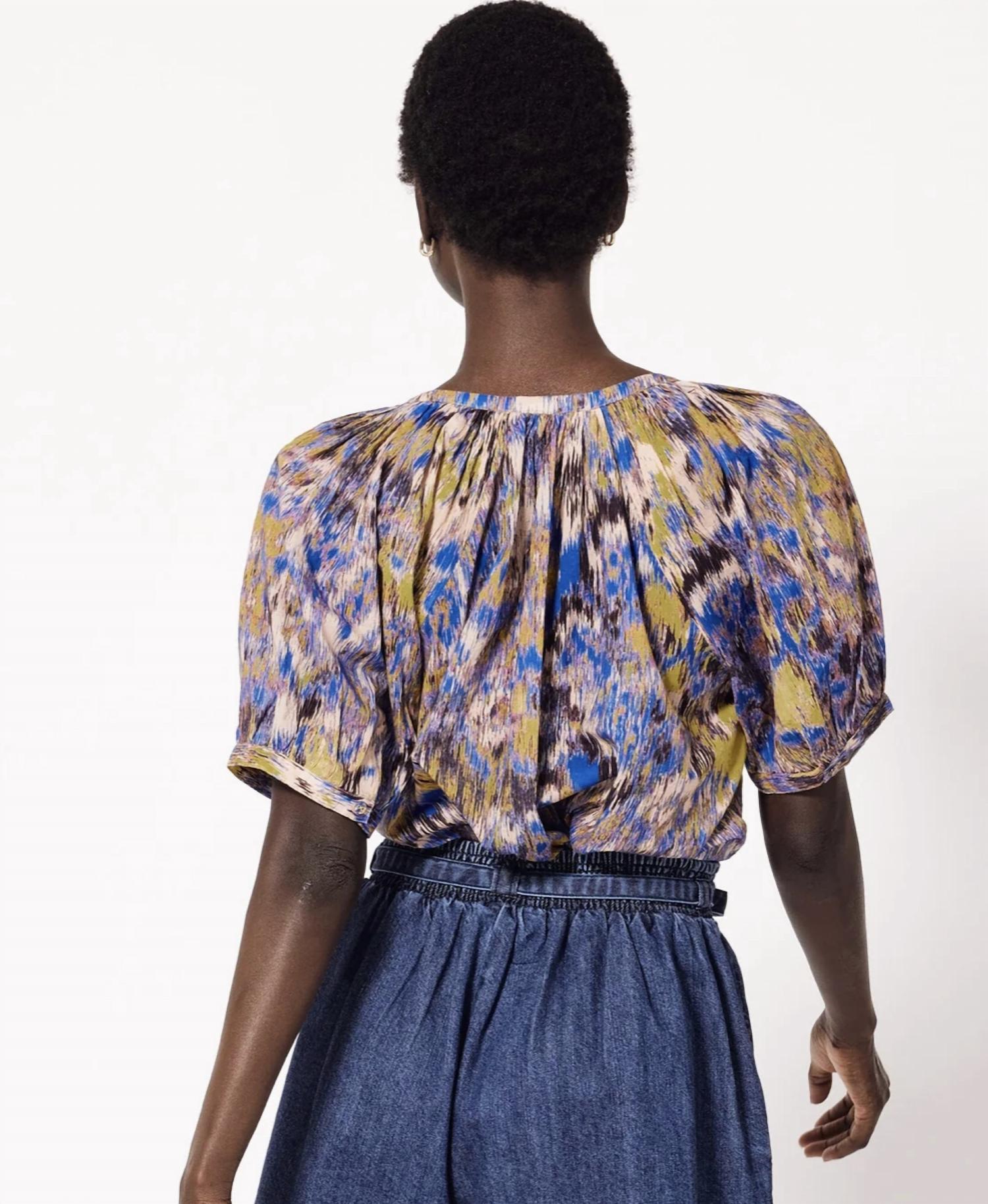 Cleobella - Irena Blouse Azucar Print