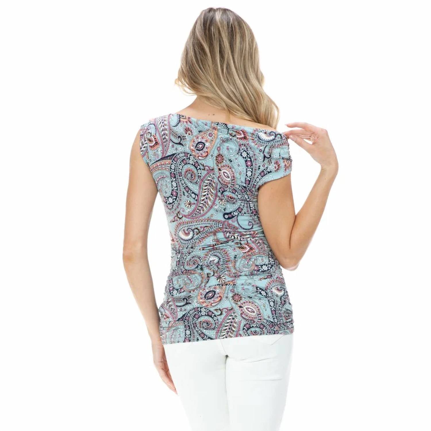 Ariella - Off-the-shoulder Ruched Top