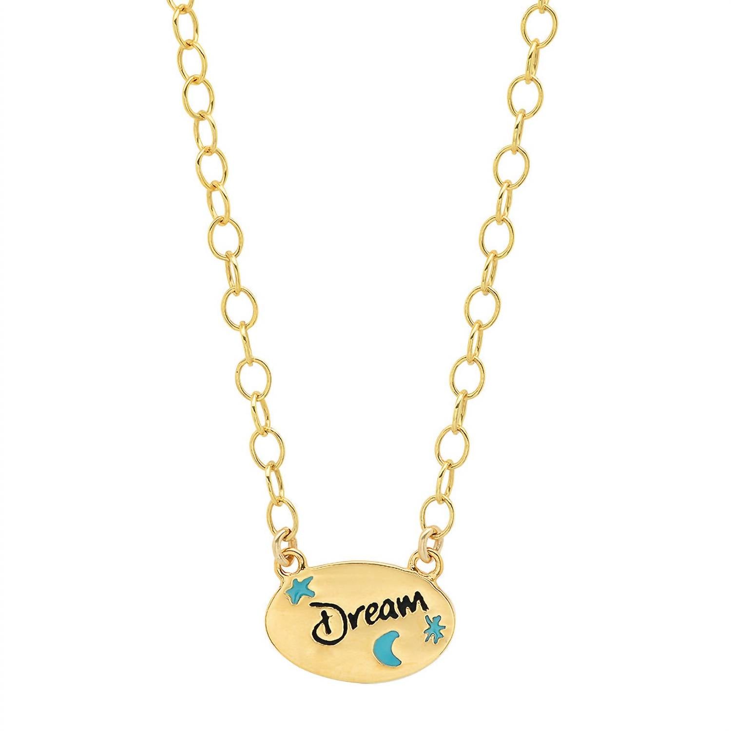 Jessica Elliot - Women's Enamel Oval Necklace - Dream
