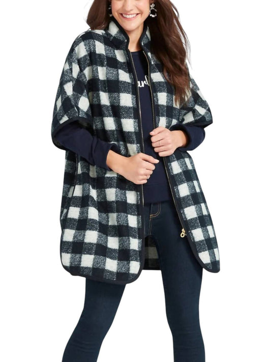 Draper James - Buffalo Check Cape Coat