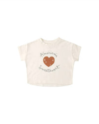 Rylee + Cru - Girls Boxy Tee/ Pointelle Short