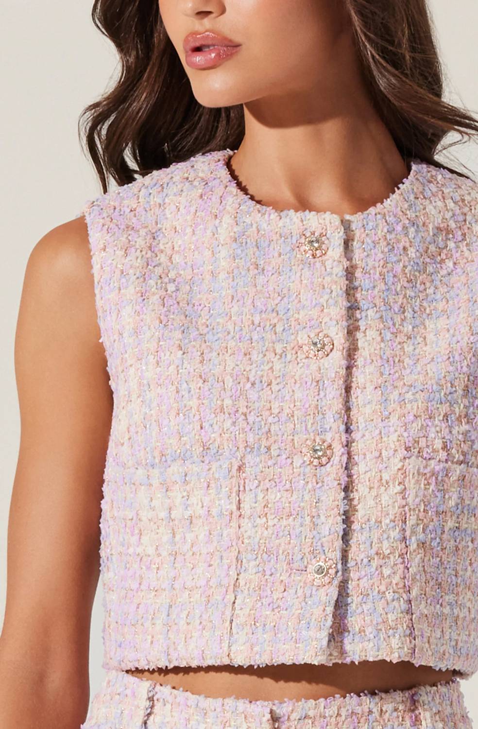 Astr - Wynn Tweed Vest
